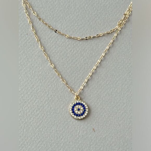 evil eye necklace A767 - Picture 3 of 4